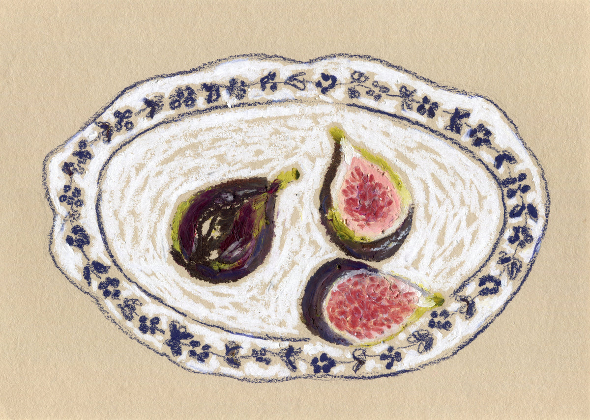 Figs On A Plate